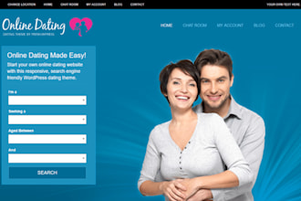 design dating, adult, wedding and matrimonial website