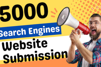 website submission to 200k search engines directories fast indexing