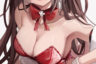 draw awesome anime nfsw for you