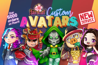 make a beautiful avatar design for you
