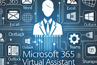 microsoft 365 virtual assistant outlook excel teams sharepoint support