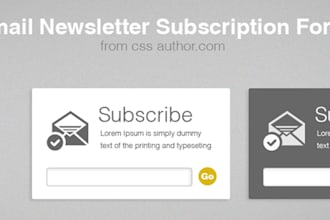 create A Subscription Form For Your Webpage