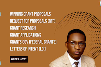 write a winning grant proposal and apply for grants