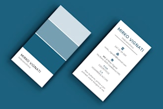 business card design professional e modern