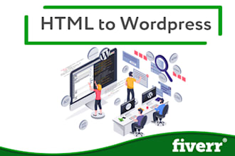convert html to wordpress
