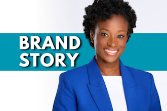 write your biography, brand story, and about me page