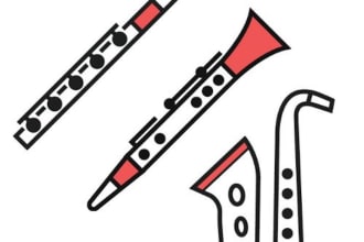 record virtual midi flute, clarinet, bassoon, horn, trumpet, trombone