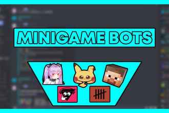 code a custom discord game bot