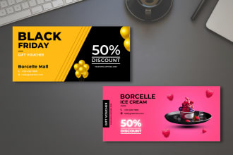 design voucher, coupon, loyalty card, gift card, certificate