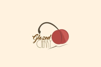 design glazed cherry logo design