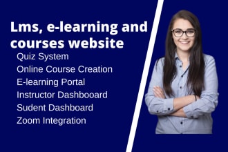 design lms website using tutor lms or tutor lms pro