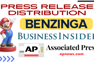 do press release distribution of financial site