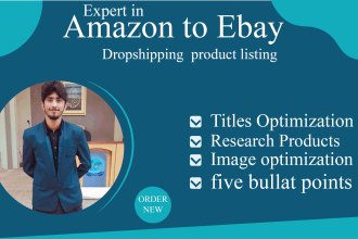 do amazon to ebay dropshipping products listings