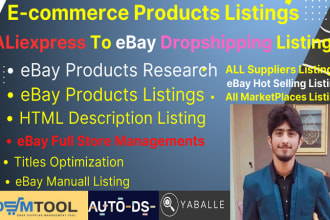 do aliexpress to ebay dropshipping listings