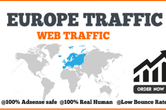 send organic web traffic europe visitors to your website