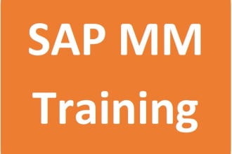 provide sap mm training  based on your requirement