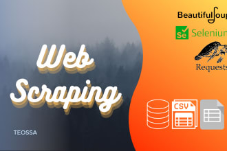 build a web scraping program with python
