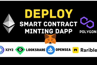 bulk upload and mint nfts to opensea via smart contract