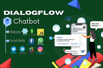 create dialogflow chatbot with chat and IVR integration