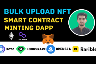 bulk upload nfts mint nfts to opensea with properties,traits