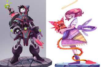do character design concept art for any thing you want