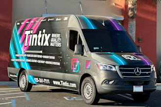 design unique vehicle wrap for your business