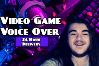 record a professional video game voice over