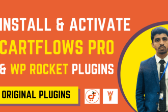 install cartflows pro and wp rocket plugin on your website and speed optimize