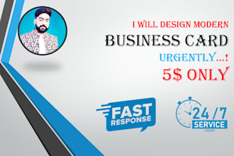 design business card urgently with qr code