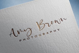 design a photography or vlog logo, signatures or watermark