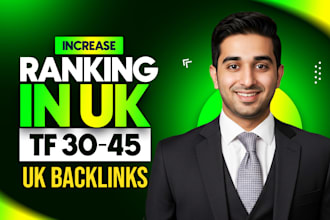 build high tf UK SEO backlinks with majestic trust flow 30