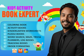 design kids activity book for increase your sale