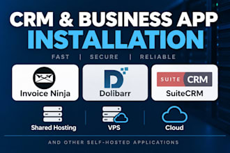install invoice ninja, CRM or PHP script on vps or cloud