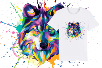 do trendy watercolor t shirt design