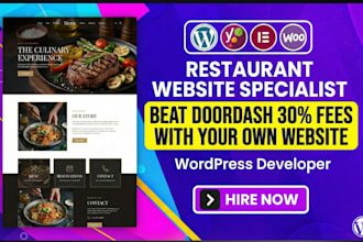 build restaurant website with online ordering to beat doordash fees