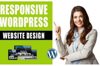 create a responsive wordpress website, woo commerce and fix checkout page