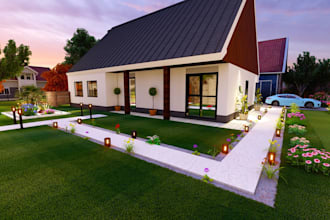 be chief architect, do backyard landscape design as landscape architect