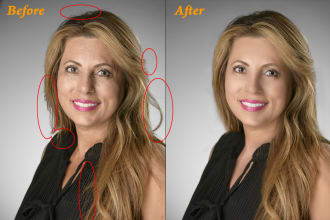 remove stray hairs, flyaway hairs, blemishes, skin redness