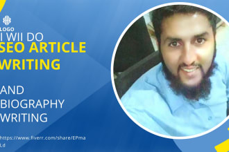 do amazing SEO article writing and content editing for you