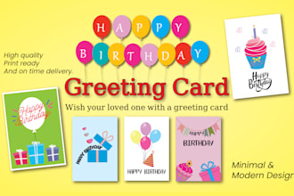 design greeting and thanks cards