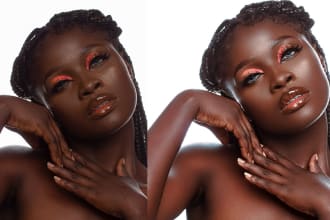 do high end beauty and fashion photo retouching