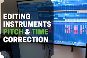 edit you musical instrument time correction and noises