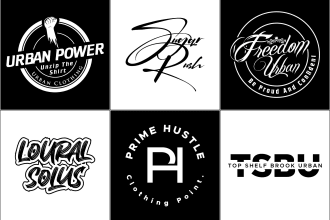 design streetwear and clothing brand logo
