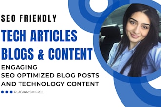 write tech blogs, tech articles and technology content