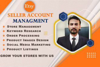 do etsy store management, listings, order processing, virtual assistance