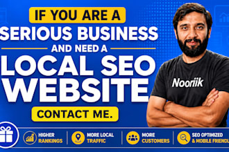 build ai powered SEO optimized custom coded website