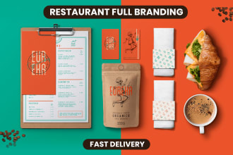design coffee shop, restaurant branding