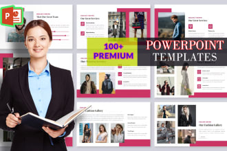 provide 100 top premium powerpoint presentation templates editable