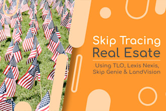 do multifamily I commercial I industrial skip tracing for real estate
