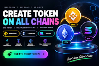 create bep20, trc10, trc20 ,erc20, polygon token instant